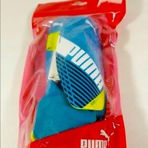 Puma Soccer Shinguards Blue Yellow EVOspeed 3 Medium Youth Adult NEW